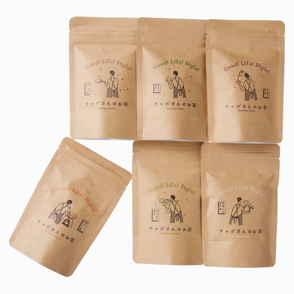＜チャボさんのお茶＞チャボさん定番飲み比べ6種セット