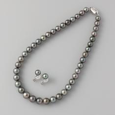 南洋黒蝶真珠2点セット イヤリング