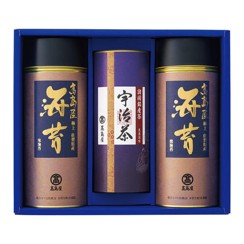 〈高島屋〉佐賀県産のり「極上」・煎茶詰合せ