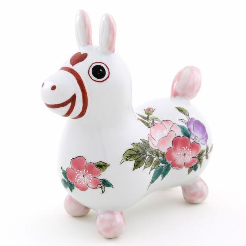 沢田郁美作 色絵はまなす文