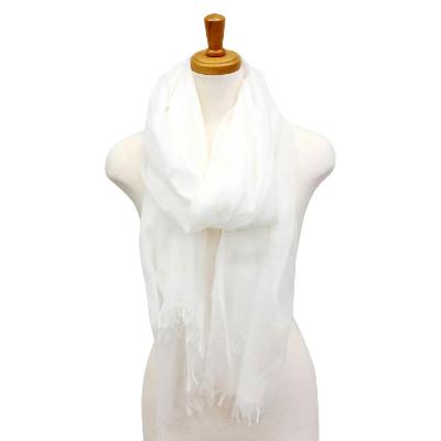 光透けるストール