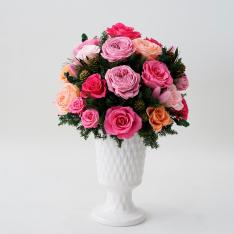 【母の日】プリザーブドフラワー花器付アレンジ