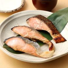 解凍するだけ　3種秋鮭切身食べ比べ