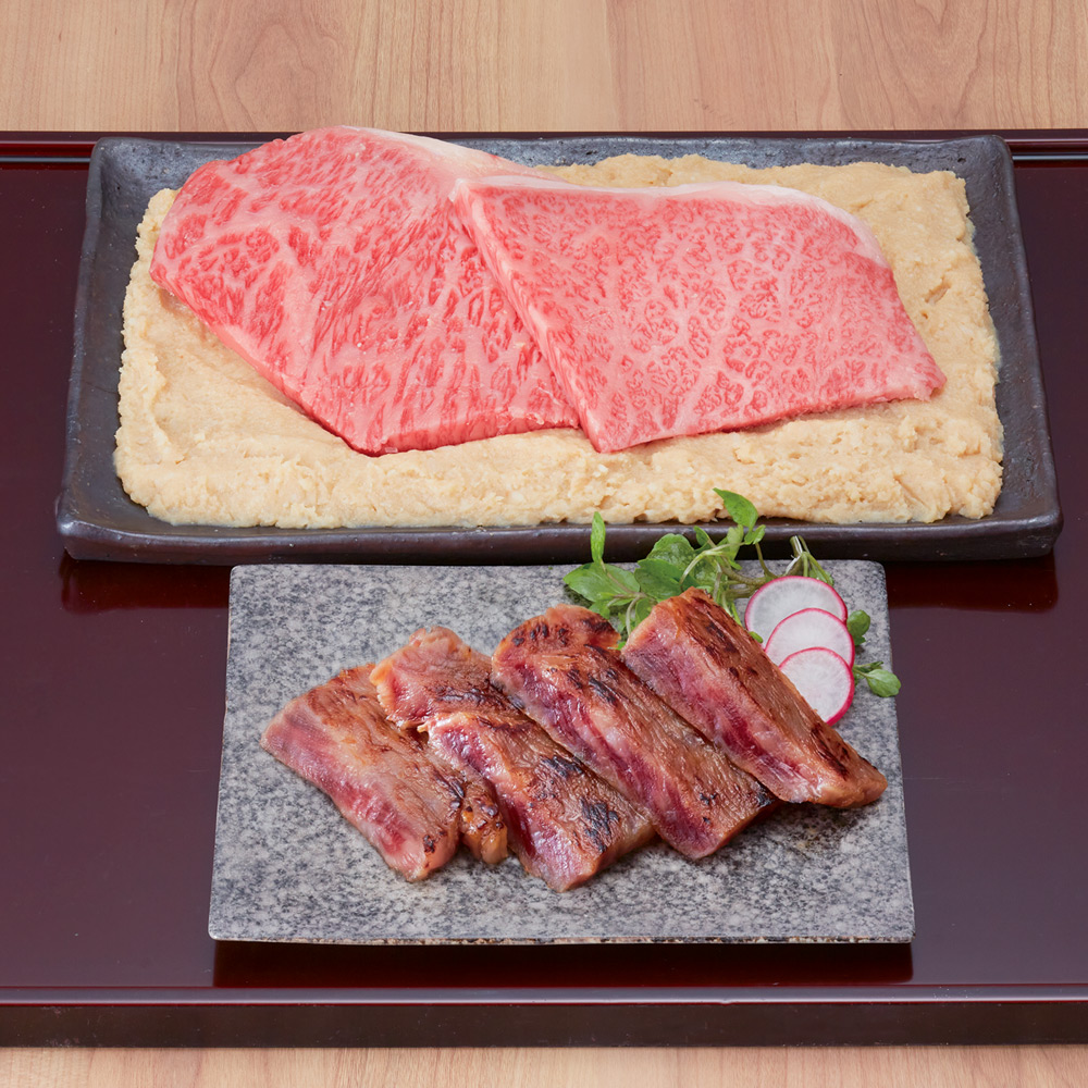〈大吉商店〉近江牛味噌漬け（反本丸）ステーキ