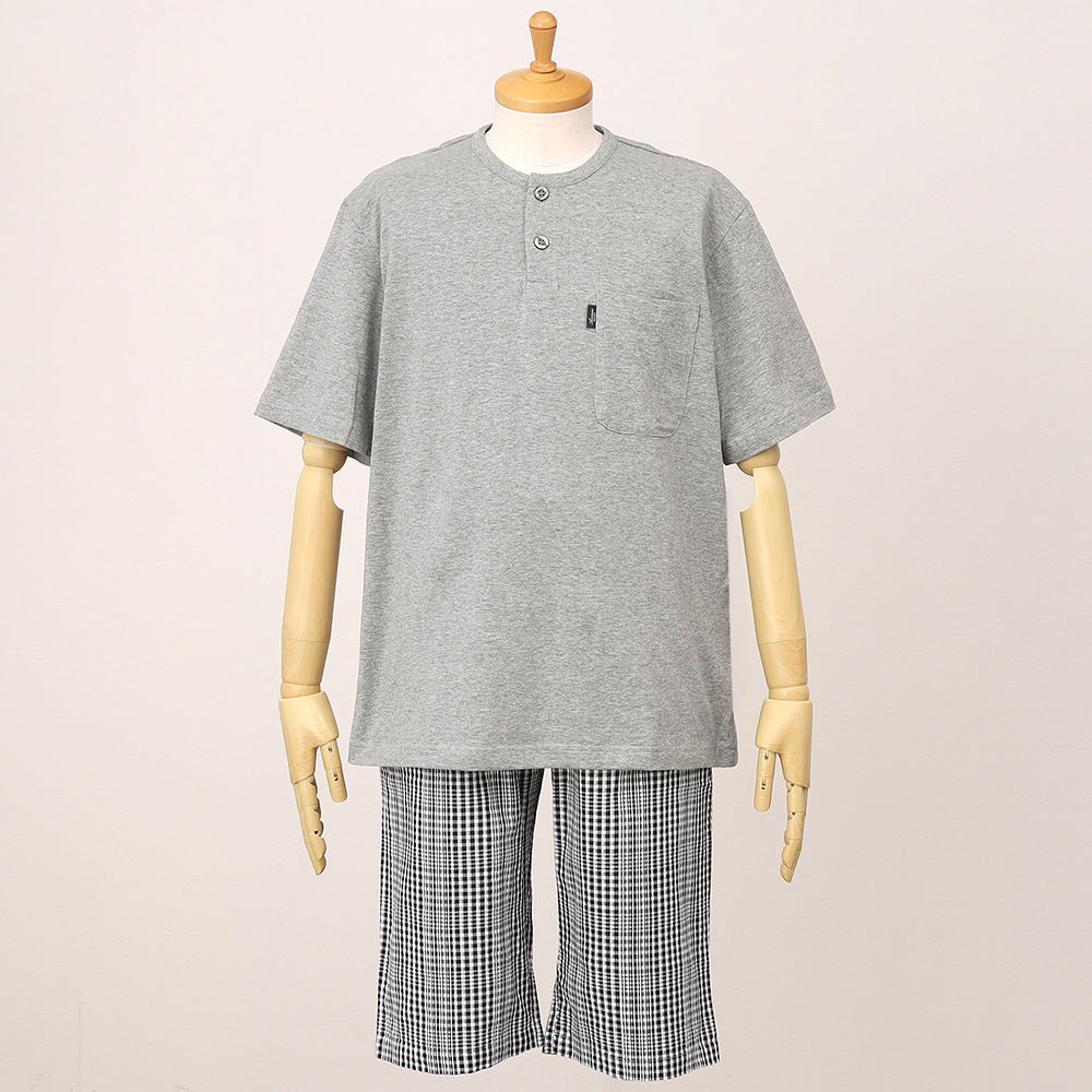 【父の日】半袖・6分丈ズボンパジャマ M→L