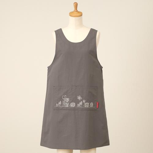 はりねずみガーデン　背付きエプロン