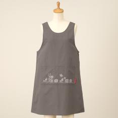 はりねずみガーデン　背付きエプロン