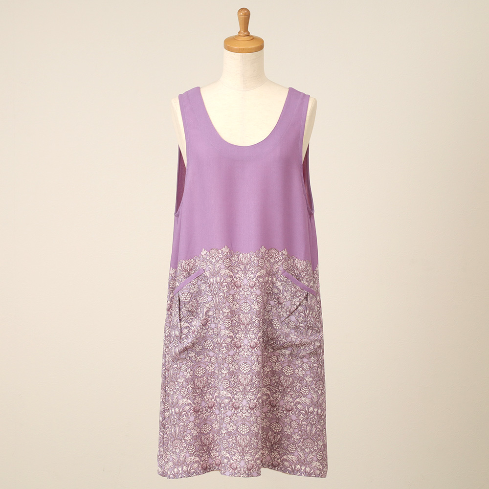 ＜V＆A＞サンフラワー　背付きエプロン