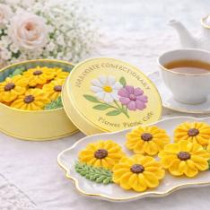 お花のぼうろ（ヒマワリ）3缶セット＋紙袋3枚