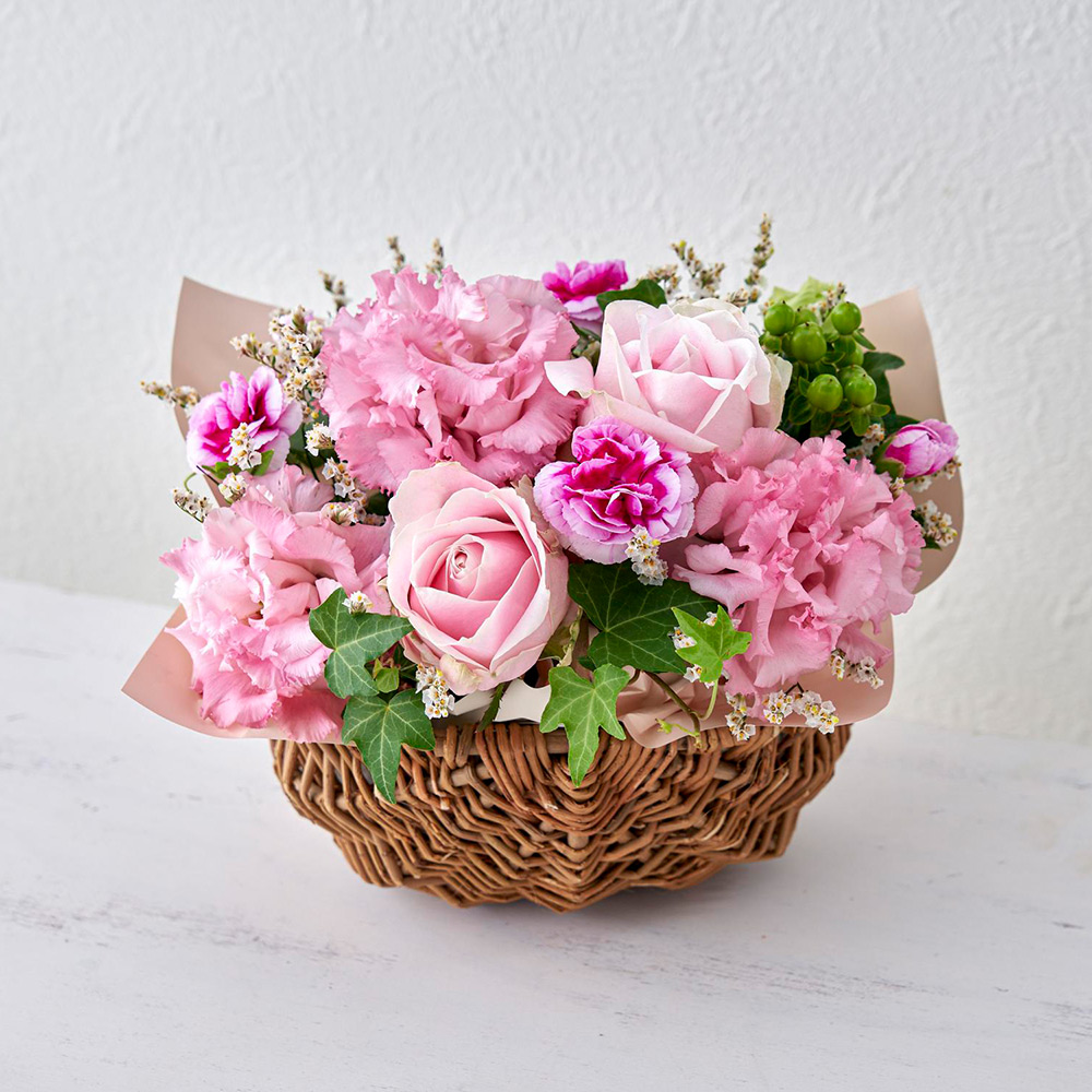 【母の日】生花 アレンジメント「エレガントママン」