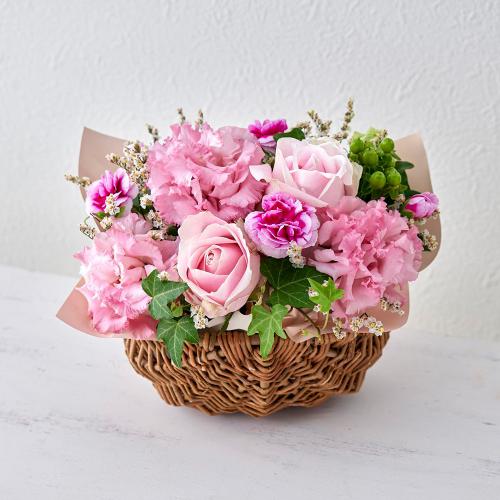 【母の日】生花 アレンジメント「エレガントママン」