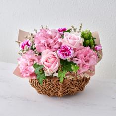 【母の日】生花 アレンジメント「エレガントママン」