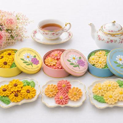 お花のぼうろ3缶ギフトセット（コスモス・マーガレット・ヒマワリ）