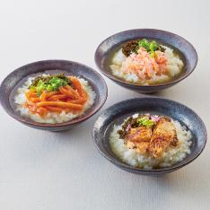 〈鳥取 元気亭ぐる～ぷ〉境港・海鮮出汁茶漬け4種6点