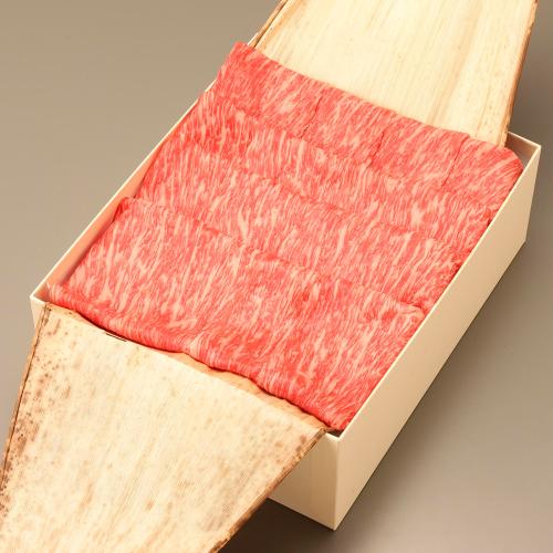 【母の日】国内産黒毛和牛しゃぶしゃぶ用（母の日専用掛け紙付）