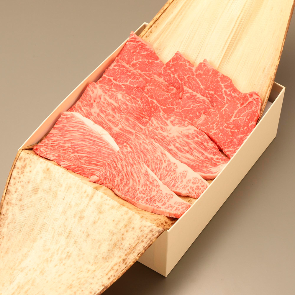 【母の日】国内産黒毛和牛ランプ、イチボ焼肉用食べ比べ（母の日専用掛け紙付）