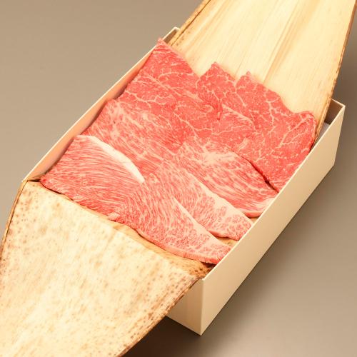 【母の日】国内産黒毛和牛ランプ、イチボ焼肉用食べ比べ（母の日専用掛け紙付）