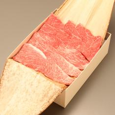 【母の日】国内産黒毛和牛ランプ、イチボ焼肉用食べ比べ（母の日専用掛け紙付）