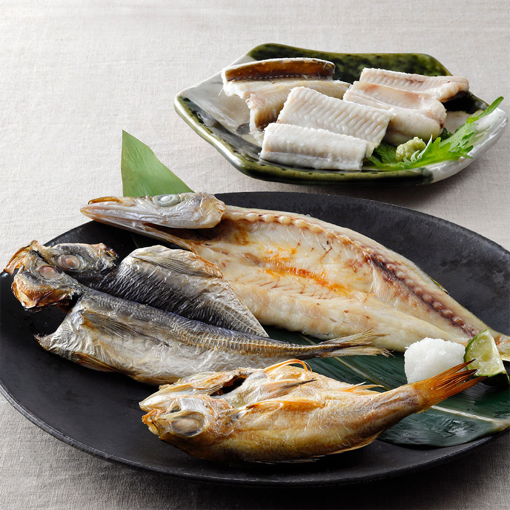 【父の日】「島根県沖」あなご＆3種のひもの詰合せ（父の日パッケージ）