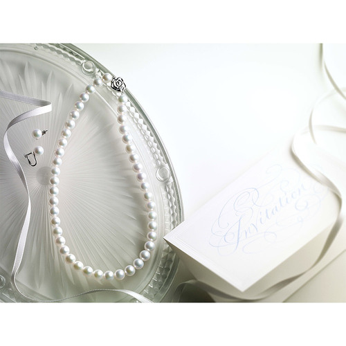 タカシマヤパールセレクション アコヤ真珠ネックレス・イヤリングセット[鑑別書付]