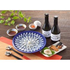 【父の日】とらふく刺身と三福酒セット（父の日カード付）