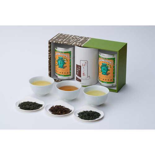 玉露　鶴齢・煎茶　正池の尾・極上ほうじ茶