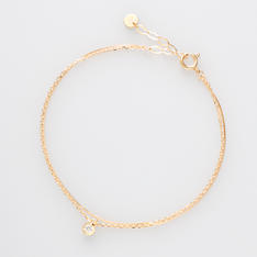 K18YGダイヤモンドブレスレット