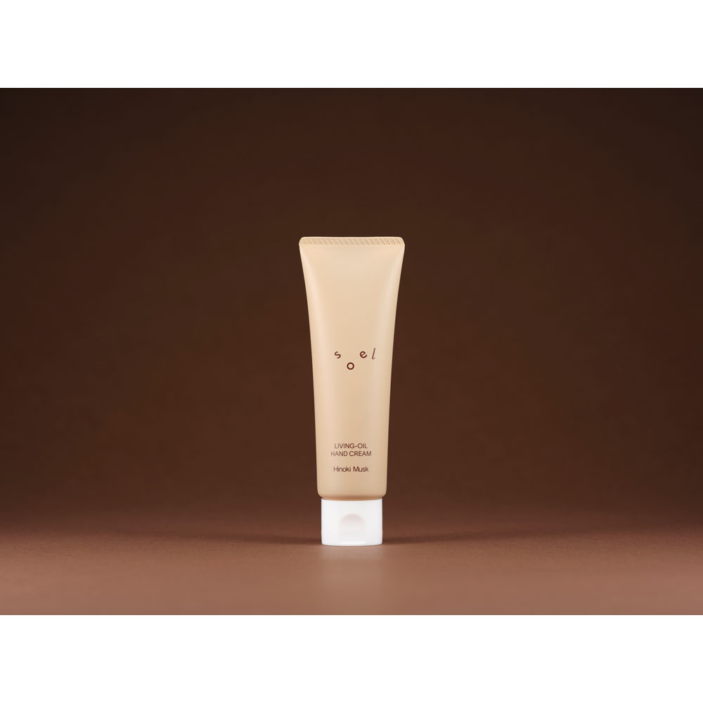 LIVING-OIL ハンドクリーム Hinoki Musk 50g