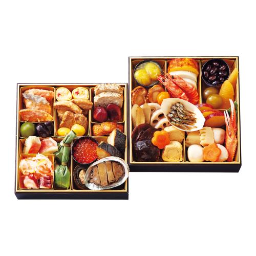 ＜高島屋ファームおせち＞和・洋 二段重（E140）＜関東地域お届け＞341401