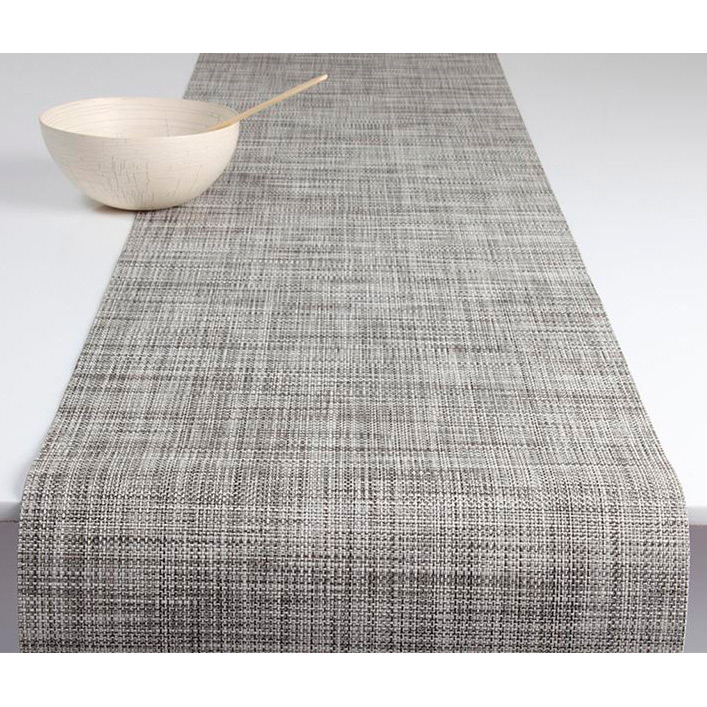 テーブルランナー Mini Basketweave  Gravel