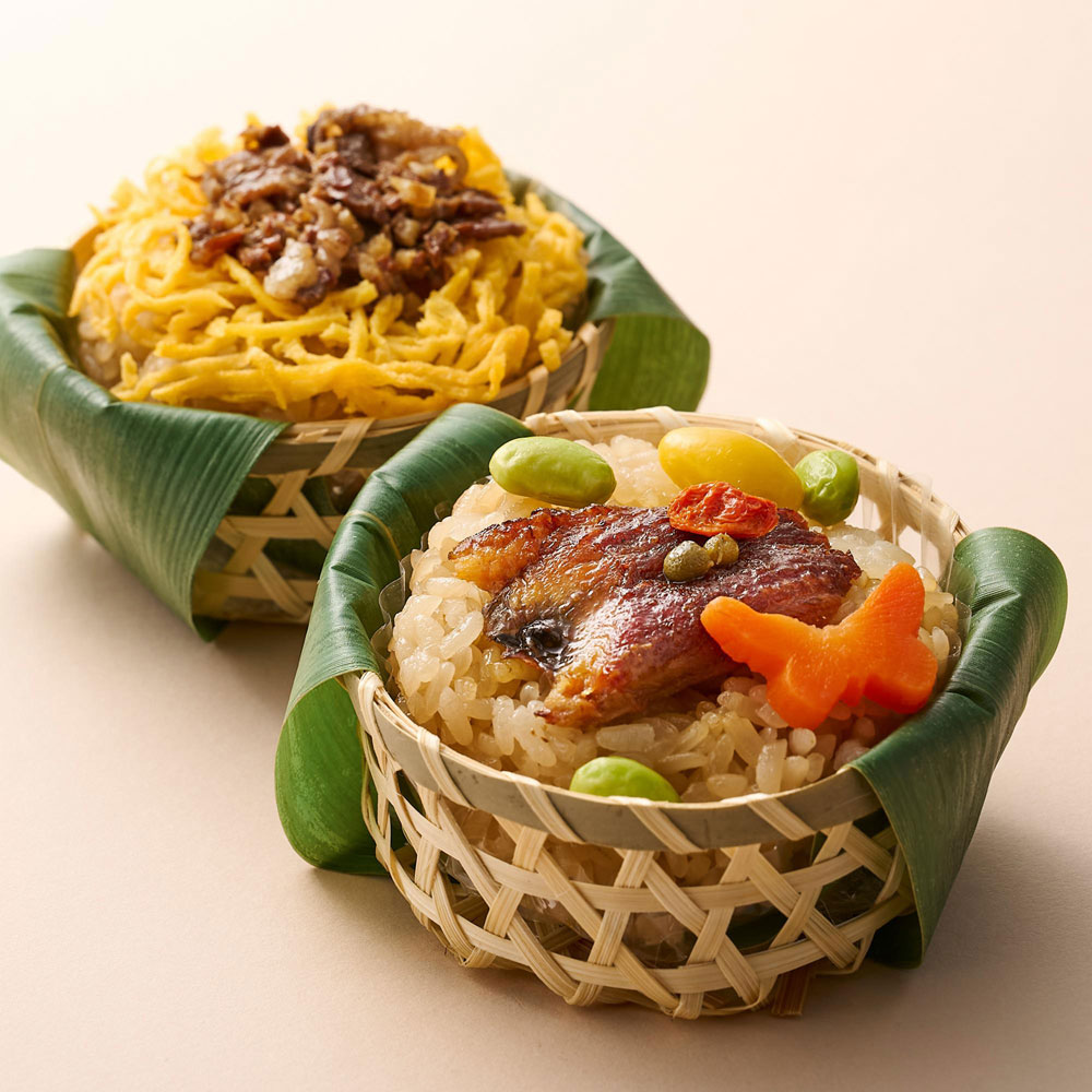 【父の日】鰻の飯蒸しと和牛の飯蒸し詰合せ（UWI-50A）