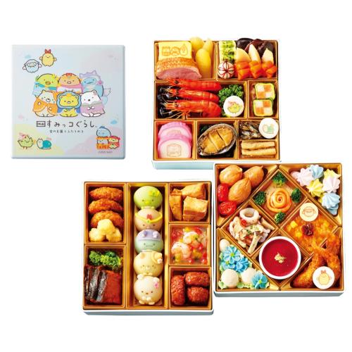＜映画すみっコぐらしおせち＞和・洋・スウィーツ 三段重（E158）＜関東地域お届け＞341584