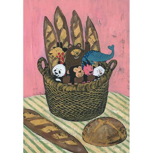 <谷口智則>版画「Boulangerie Zoologique」