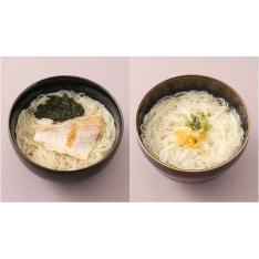 【父の日】菊乃井にゅうめん2種詰合せ（鯛2・鶏塩2）計4個（父の日掛け紙付）