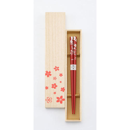 塗箸 唐桜 朱