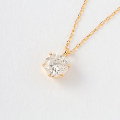 K18 0．5ctダイヤペンダント