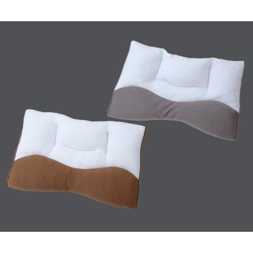 ふんわりわた枕・しっかりパイプ枕2個セット