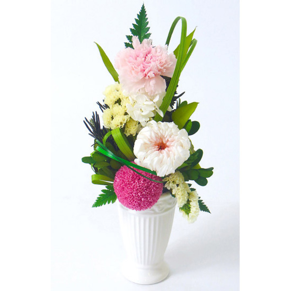 仏花 颯花 カーネーションと輪菊 ピンク 商品詳細 高島屋オンラインストア
