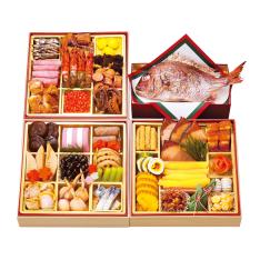 和 三段重・鯛重（E201）＜関東地域お届け＞342017