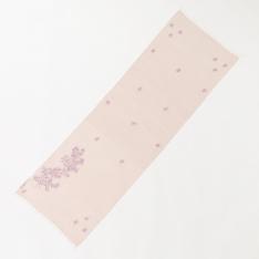 ウール・シルク手刺しゅうストール