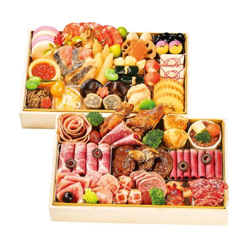 和・洋 二段重（E231）＜関東地域お届け＞342319