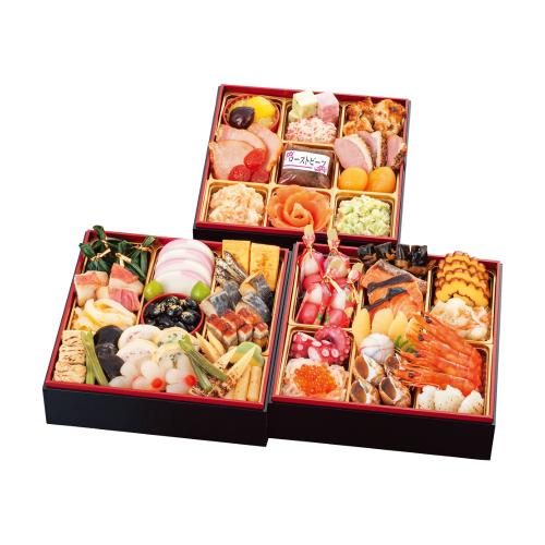 和・洋 三段重（E236）＜関東地域お届け＞342360