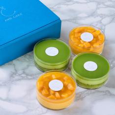 【父の日】ショートケーキ 抹茶&マンゴープリン 4P