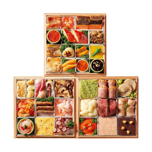 和・洋 三段重（E246）＜関東地域お届け＞342467