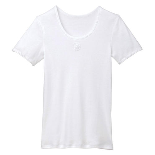 『オーガニックコットンプレミアム』半袖ランジュ2枚組　100cm→160cm