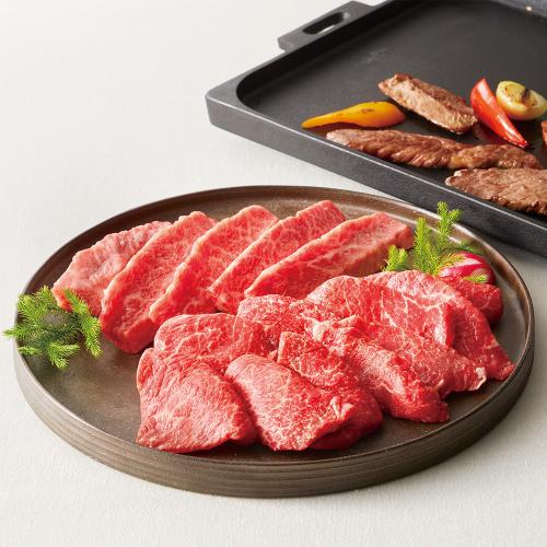 〈京都　京中〉京中式熟成牛肉　赤身・霜降り焼肉