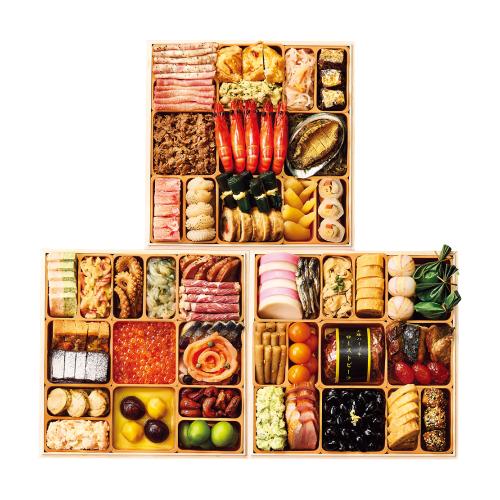 和・洋 三段重(E258)<関東地域お届け>342580