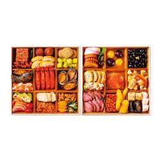 和・洋・中 二段重（E262）＜関東地域お届け＞342629