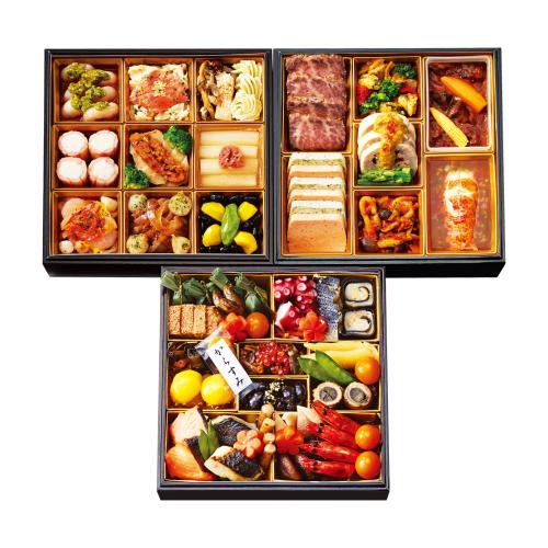 和・洋 三段重(E266)<関東地域お届け>342661