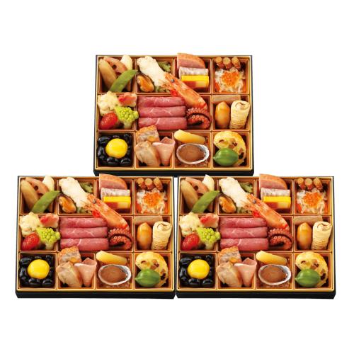 ＜高島屋 銘々盛りおせち＞和・洋 1人前三客セット（E276）＜関東地域お届け＞342769